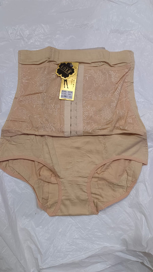 High-Waist Lace Tummy Control & Postpartum Shaper Panty