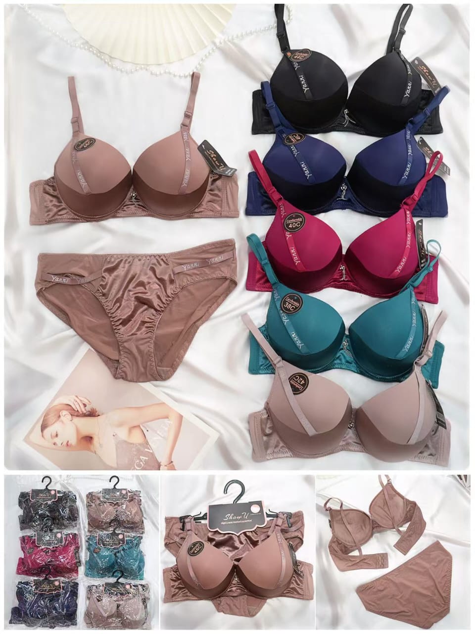 Premium Satin-Finish Everyday Lingerie Collection