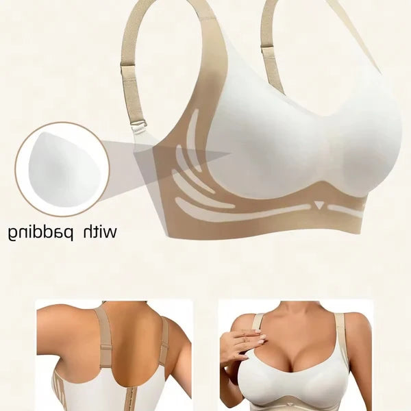 anti gravity , power full -seamless pushup bra